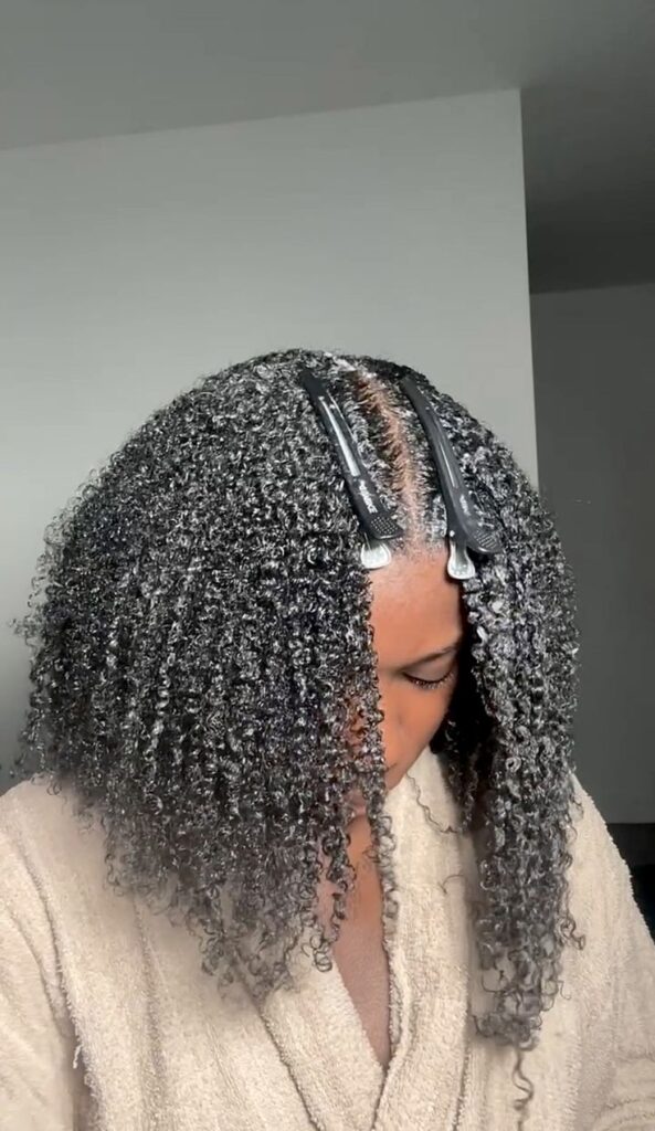 someone that styled her hair