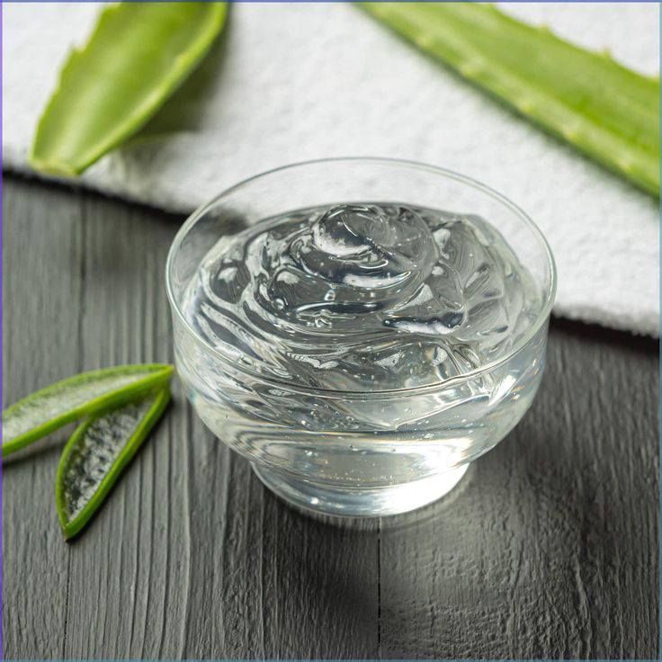 picture of aloe vera and glycerin mask