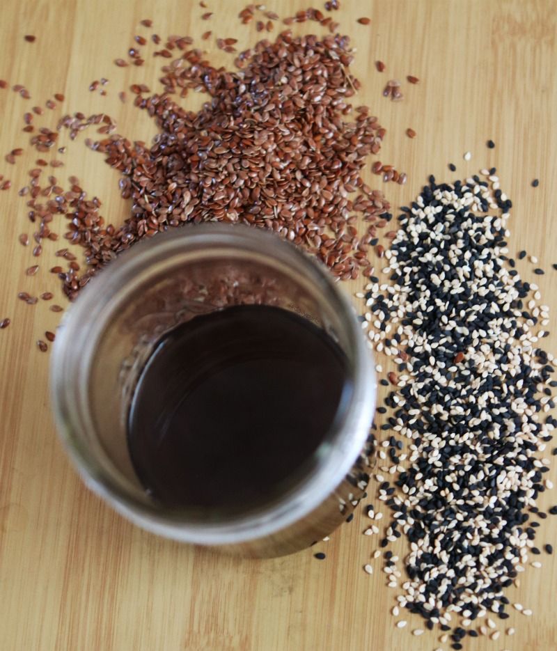picture of flaxseed gel deep conditioner