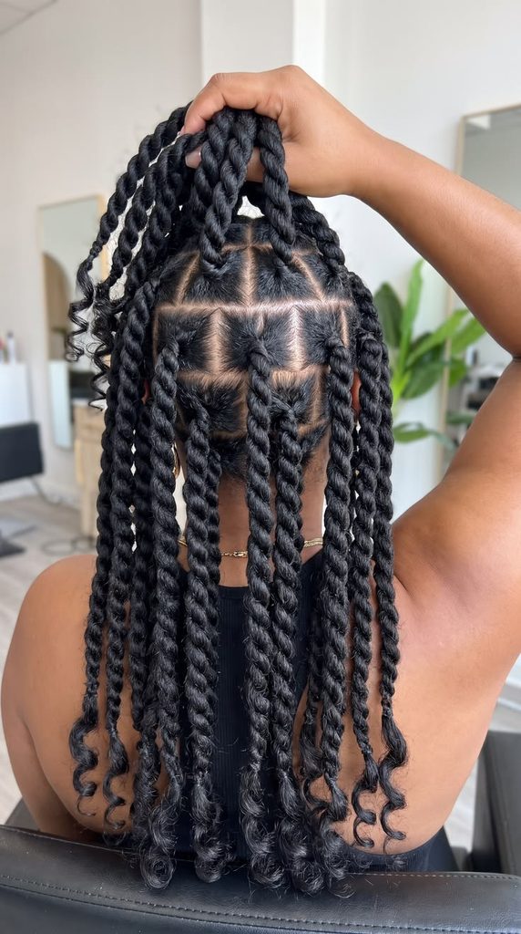 someone with jumbo twists