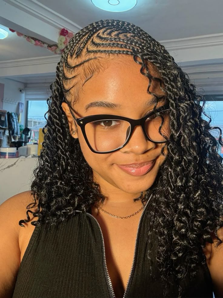 someone with  lemonade braids protective styles