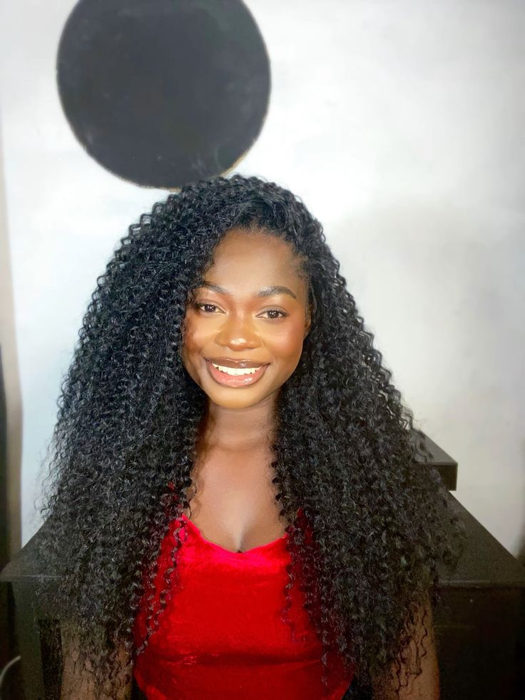 someone with curly vixen sew