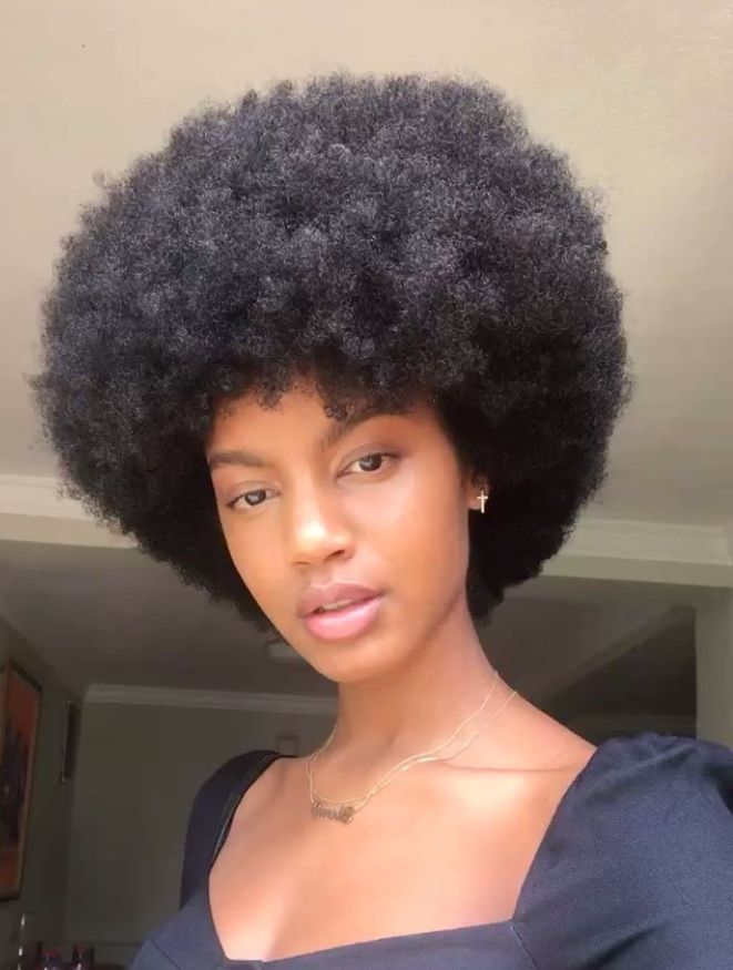someone with low porosity hair
