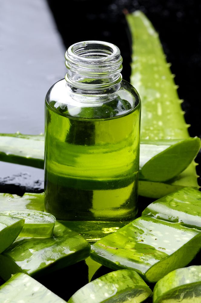 a bottled aloe vera drop