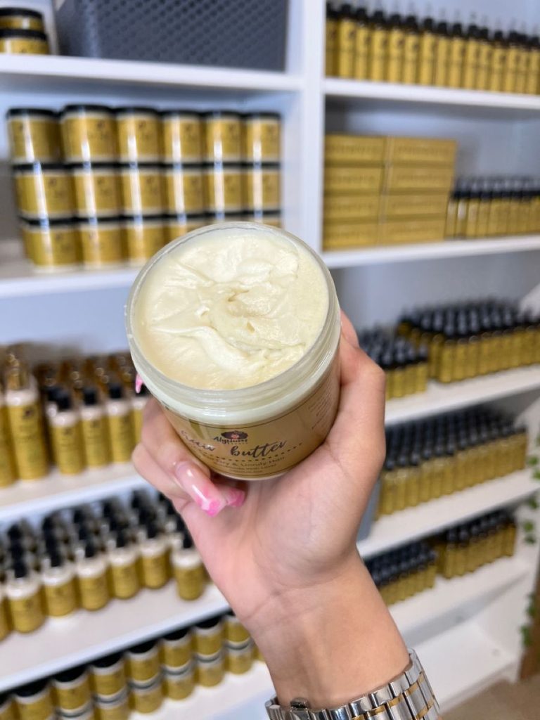 someone with hair butter