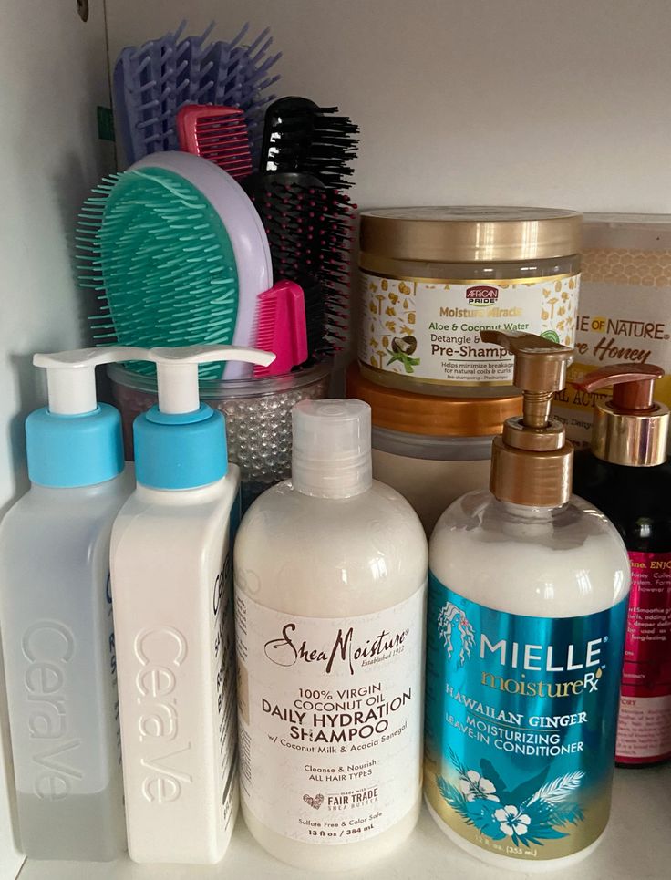 hair wash products setups