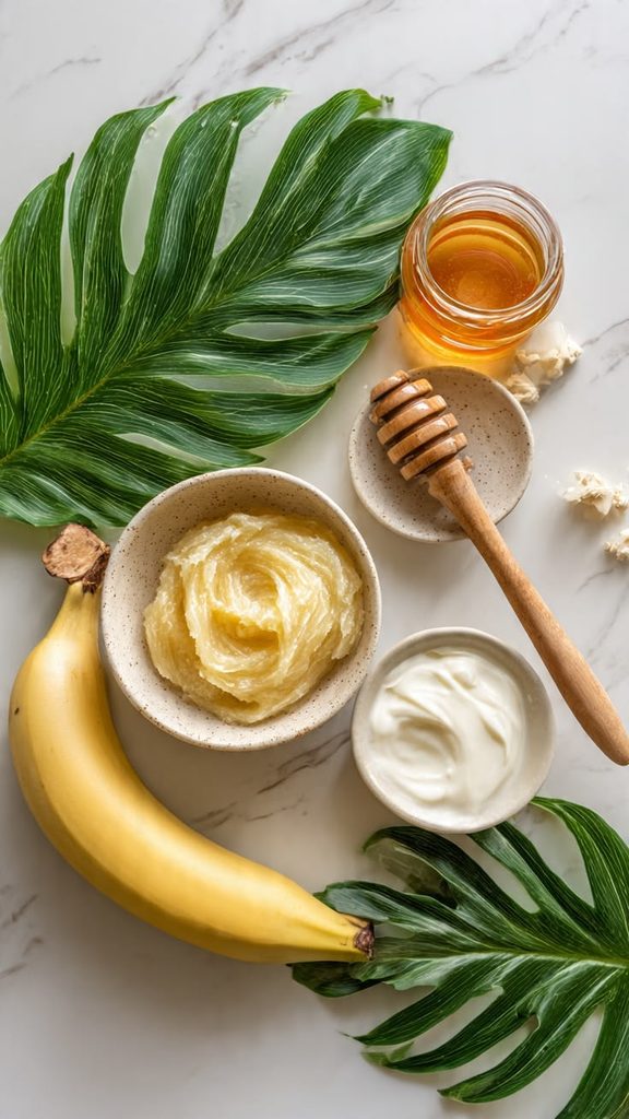picture of hair mask precessing