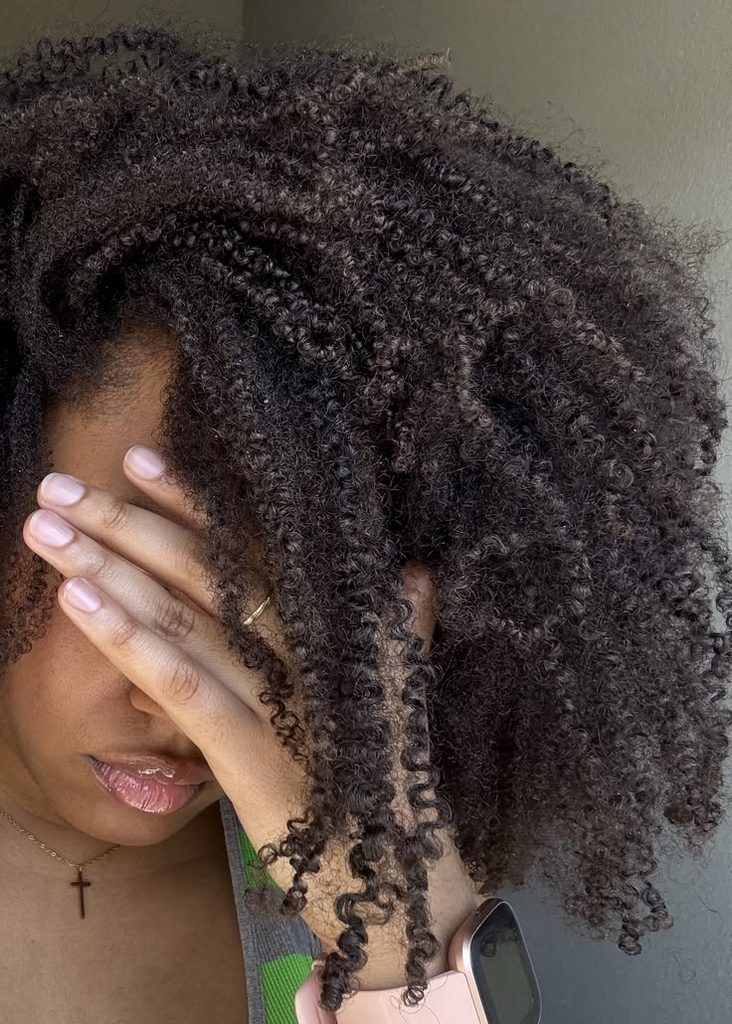 someone with natural hair