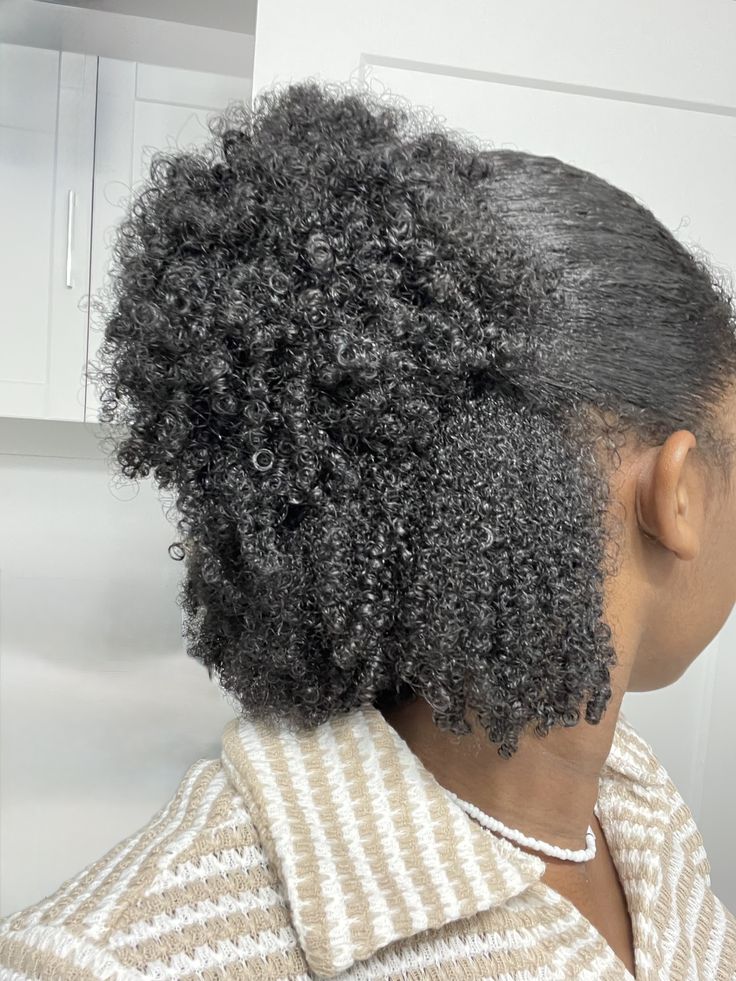 someone with natural hair