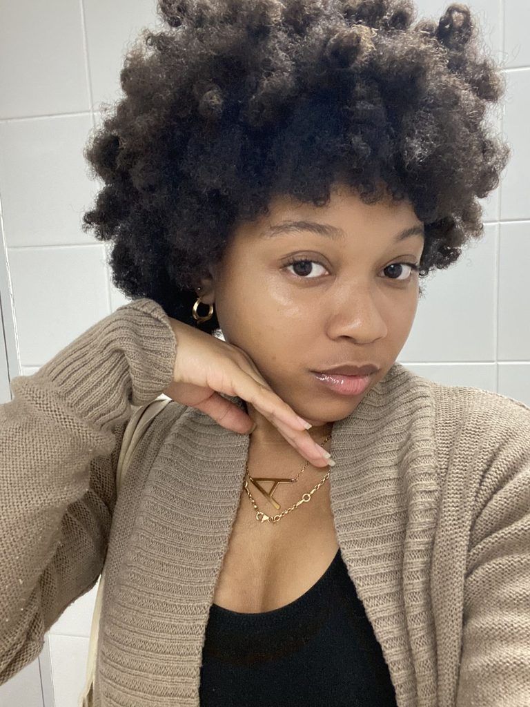 someone with a short hair