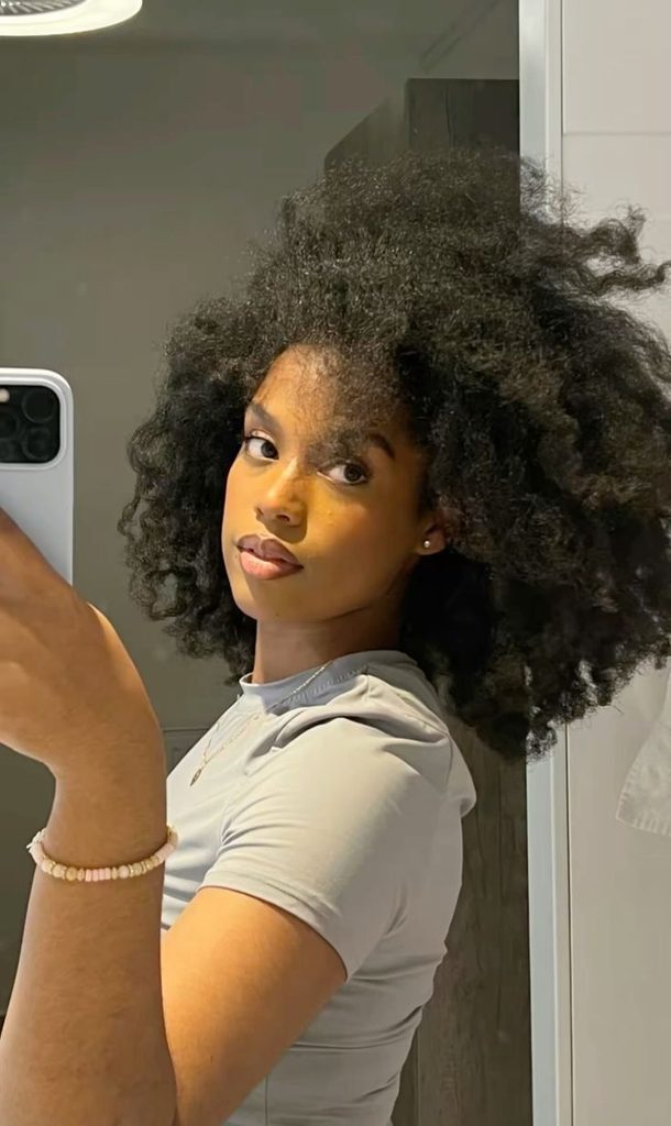 someone with type 4 hair